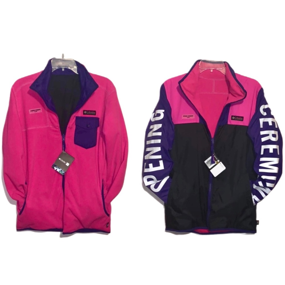Opening Ceremony X Columbia LIMITED EDITION NWT Pink/Purple Reversible Jacket XS
